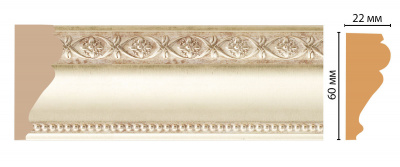 161-937/1 Молдинг ( 60х20х2400 мм)